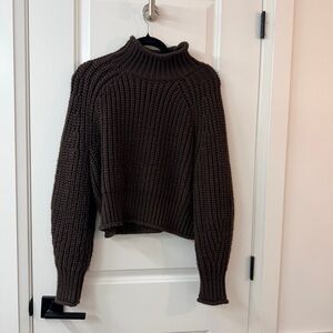 H&M Dark Brown Turtleneck Sweater